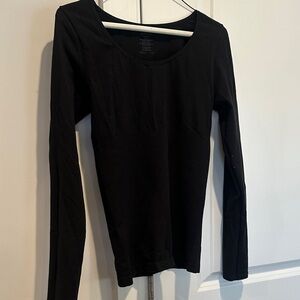 Classic Yummie Black Long Sleeve Top M/L
